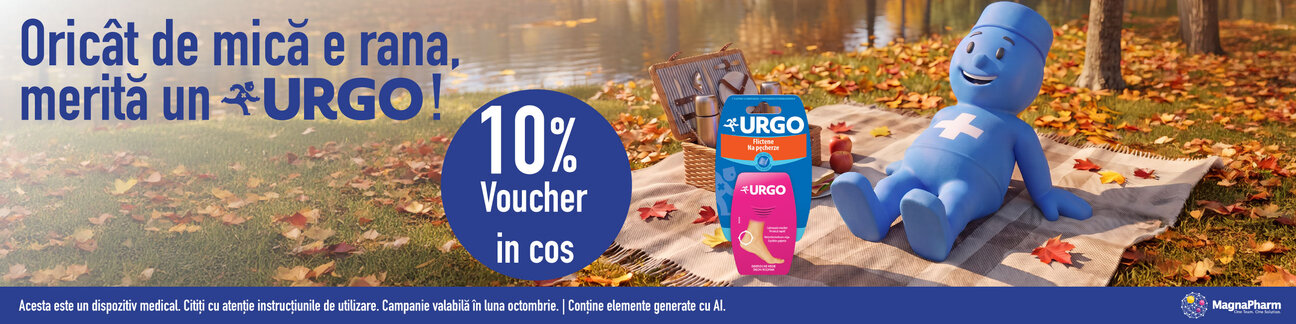 Urgo 10% Voucher in cos Octombrie