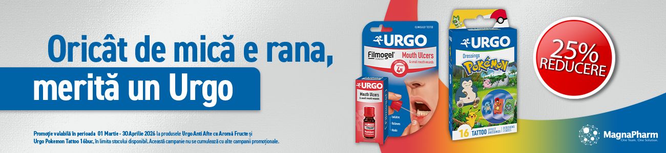 Urgo 25% Reducere Martie-Aprilie