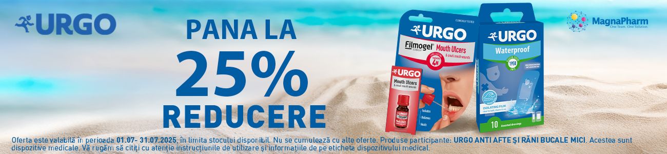 Urgo Pana la 25% Reducere Iulie 