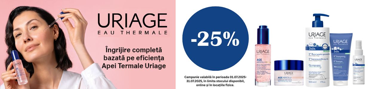 Uriage 25% Reducere Iulie