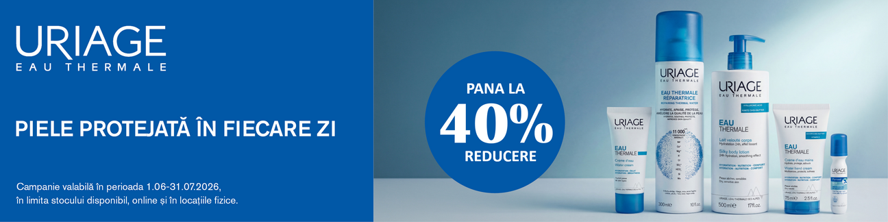 Uriage Pana La 40% Reducere Iunie-Iulie