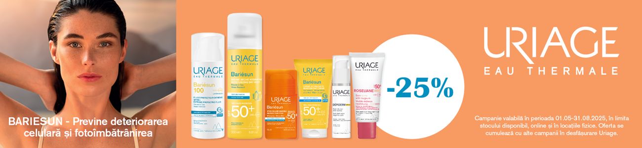 Uriage Solare 25% Reducere Mai 