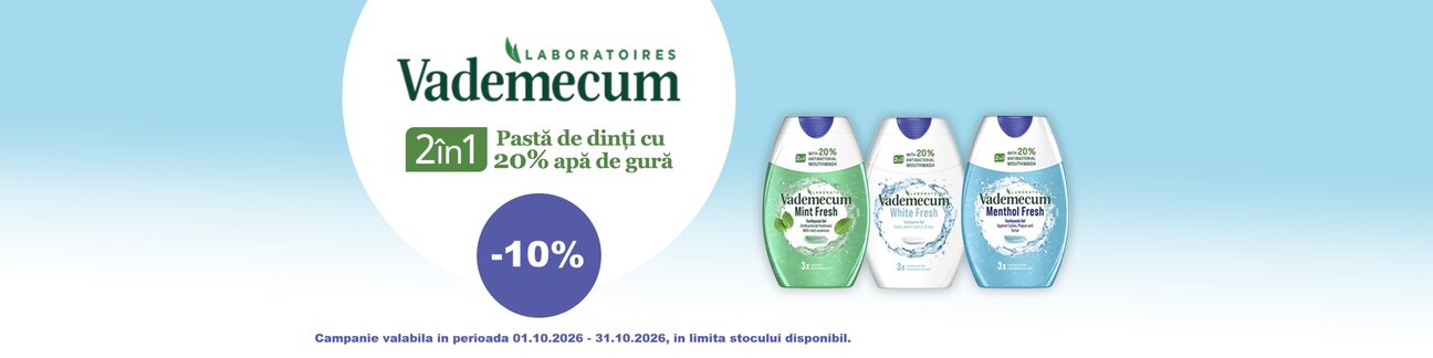 Vademecum 10% Reducere Octombrie