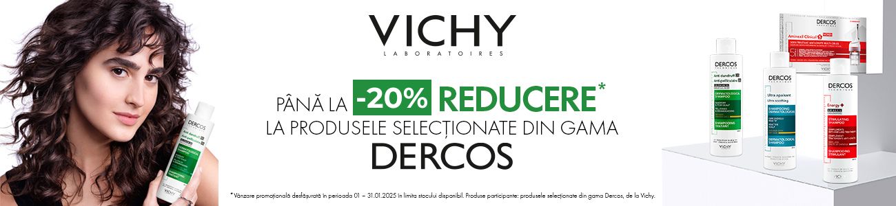 Vichy Dercos 20% Reducere Ianuarie 