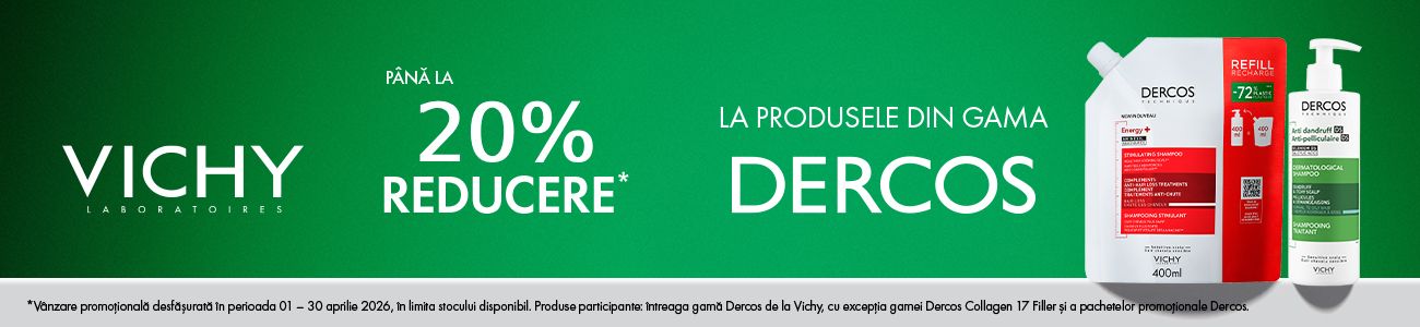 Vichy Dercos Pana la 20% Reducere Aprilie