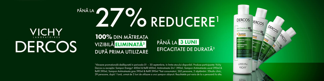 Vichy Dercos Pana la 27% Reducere Septembrie