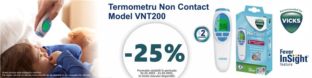 Vicks 25% Reducere Ianuarie-Martie