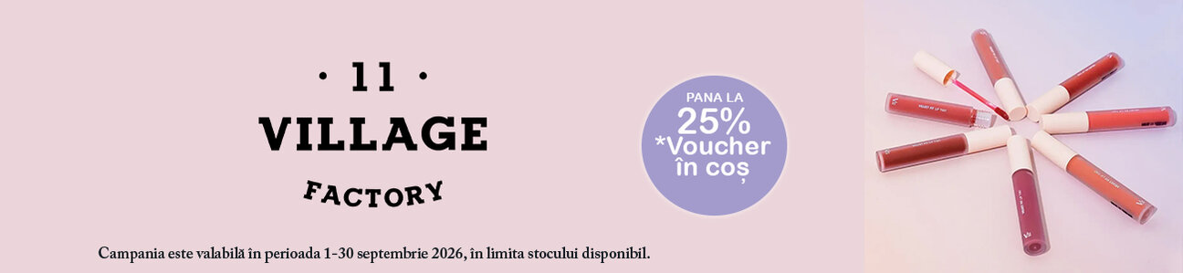 VILLAGE 11 FACTORY Pana la 25% Voucher in cos Septembrie