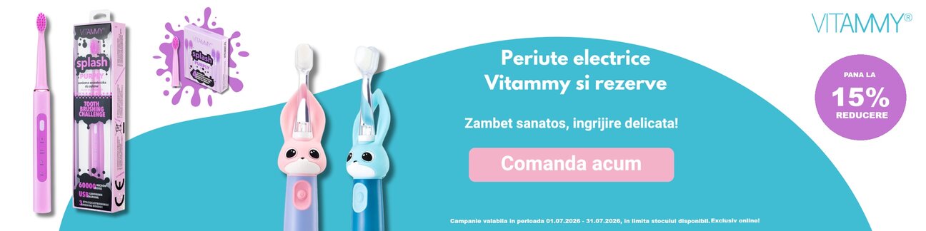Vitammy Pana la 15% Reducere Iulie Exclusiv online (periute+rezerve)