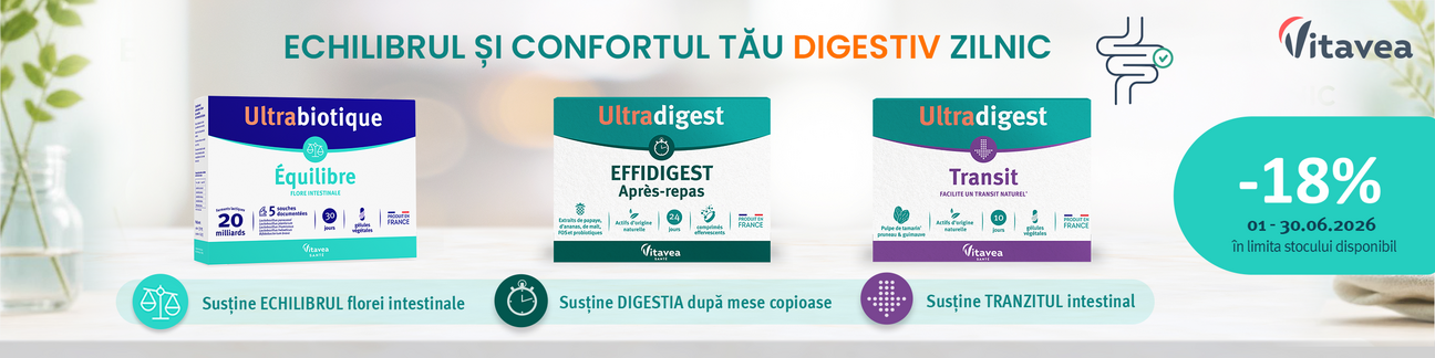 Vitavea 18% Reducere Iunie (Ultrabiotique + Ultradigest)