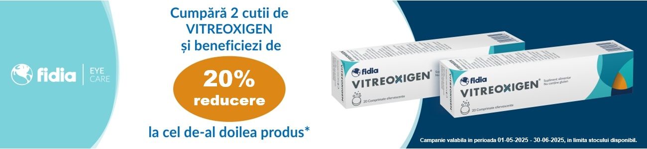 Vitreoxigen 1+20% Reducere la al doilea Mai-Iunie