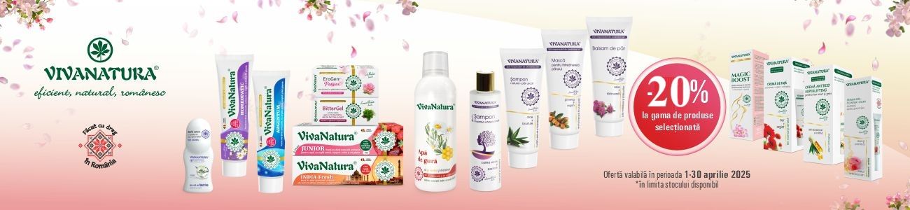 Vivanatura 20% Reducere Aprilie