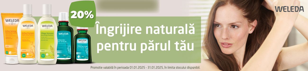 Weleda 20% Reducere Ianuarie 