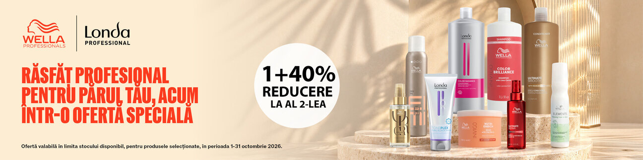 Wella Professionals 1+40% Reducere la la 2-lea Octombrie