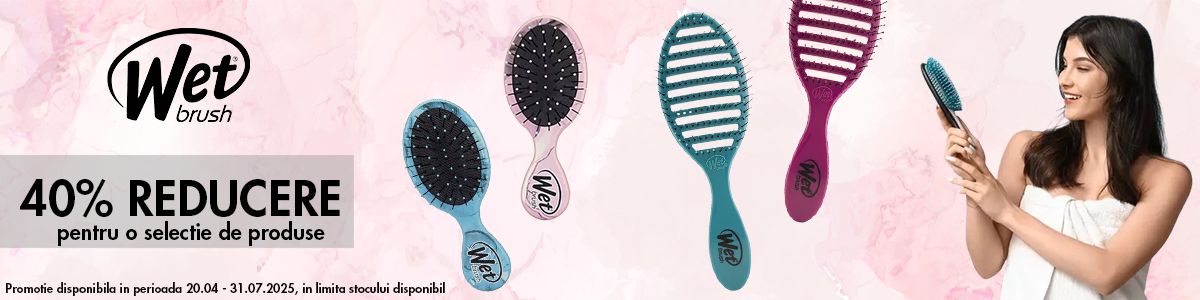 Wet Brush 40% Reducere Aprilie-Iulie