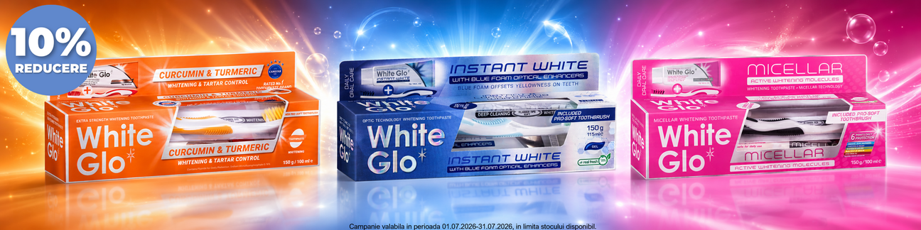 White Glo 10% Reducere Iulie