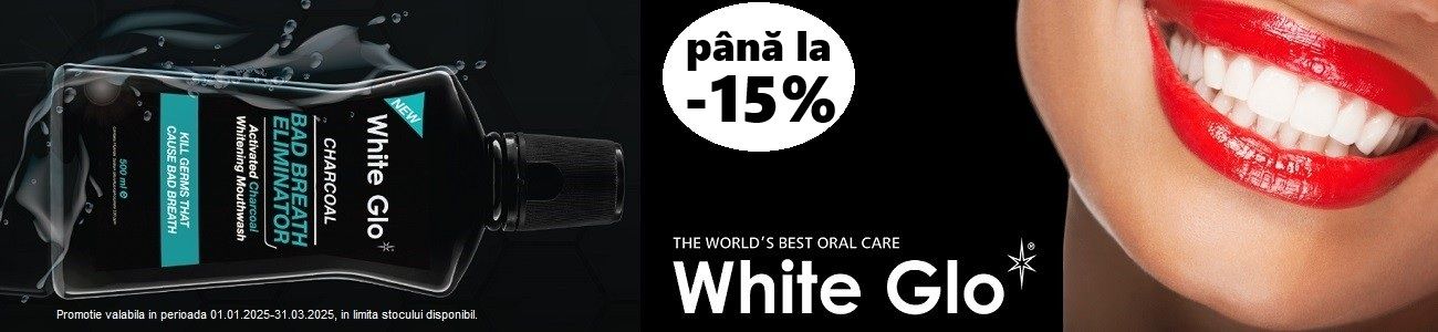 White Glo Pana la 15% Reducere Ianuarie-Martie