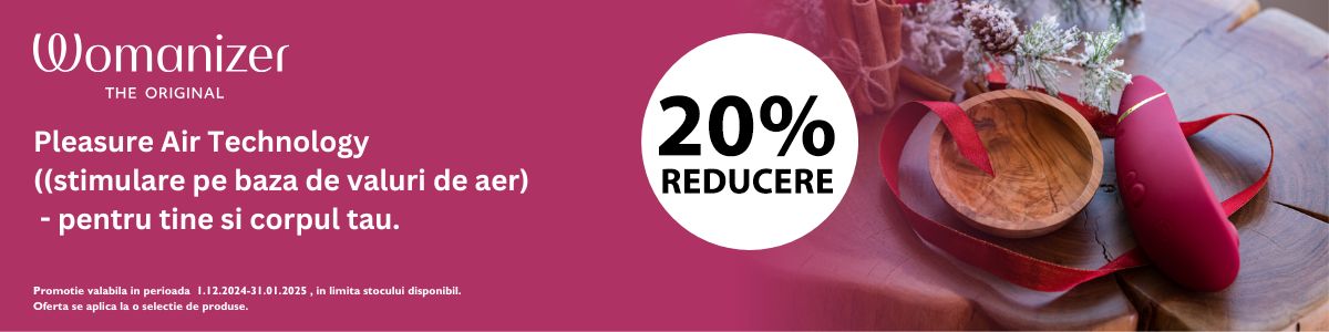 Womanizer 20% Reducere Decembrie-Ianuarie