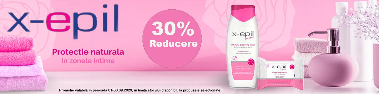 X-epil 30% Reducere Septembrie