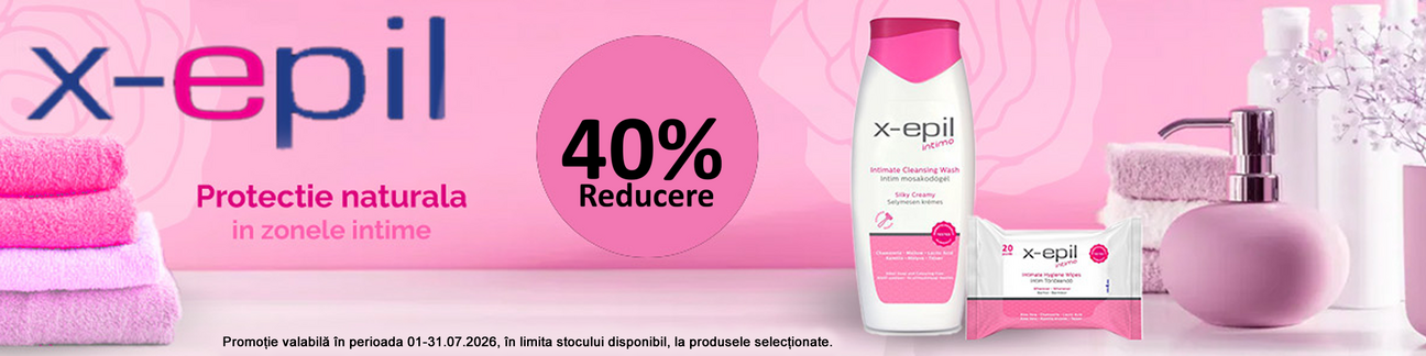 X-epil 40% Reducere Iulie