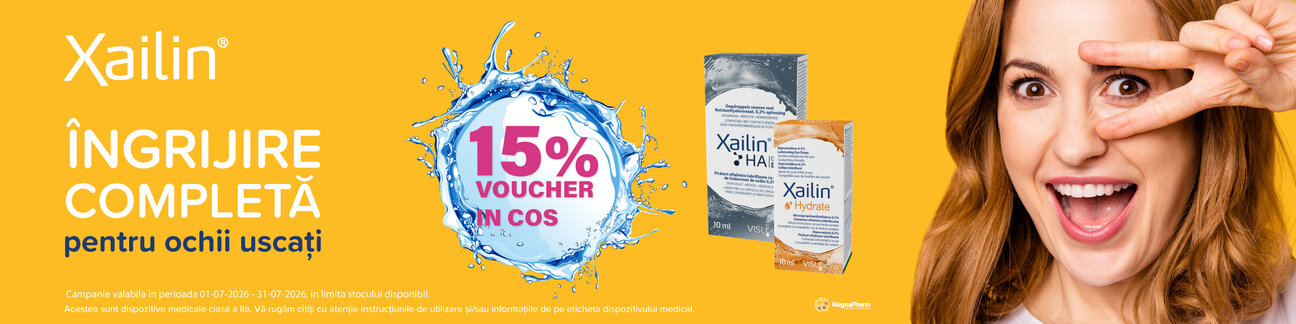 Xailin 15% Voucher in cos Iulie
