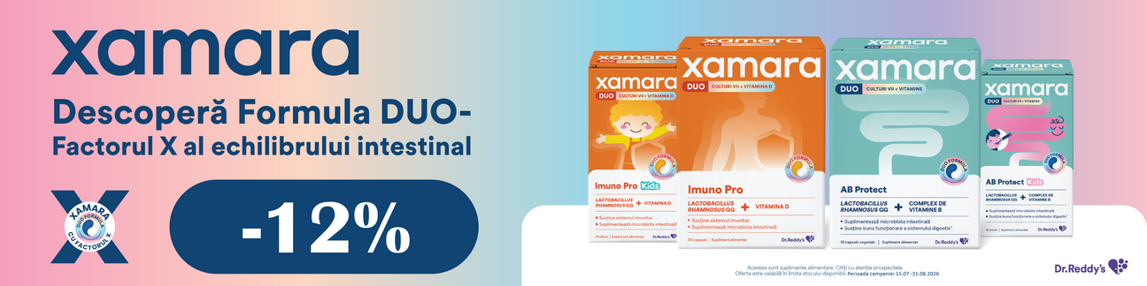 Xamara 12% Reducere Iulie - August