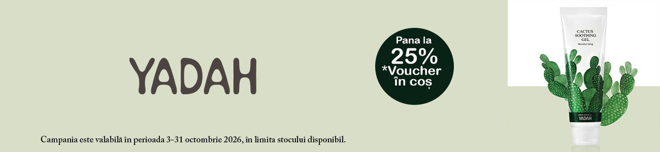 Yadah Pana la 25% Voucher in cos Octombrie