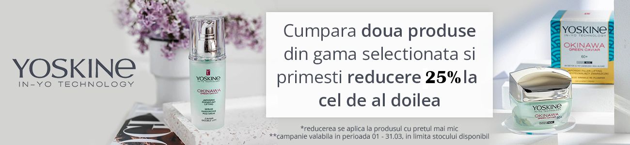 Yoskine 1+25% Reducere La Al Doilea Produs Martie