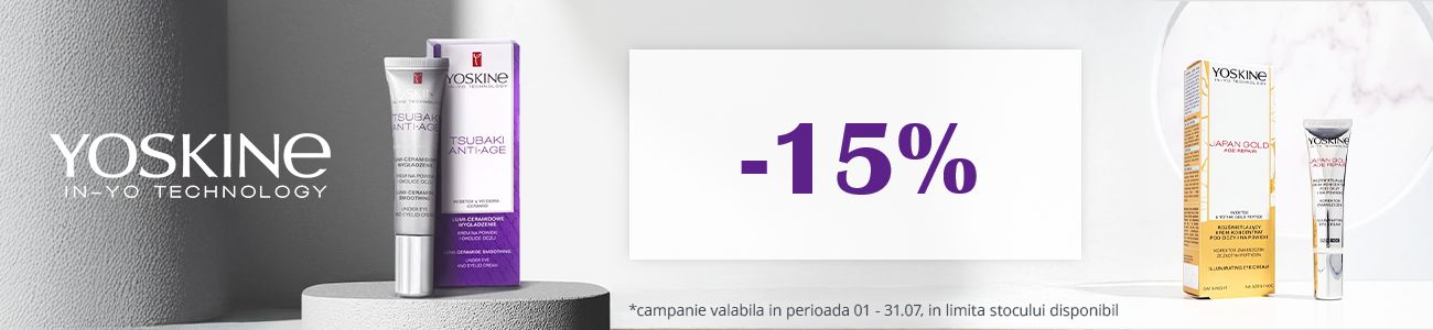 Yoskine 15% Reducere Iulie
