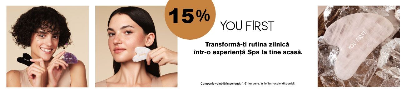 You First 15% Reducere Ianuarie