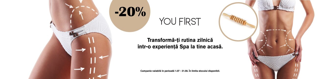 You First 20% Reducere Iulie-August