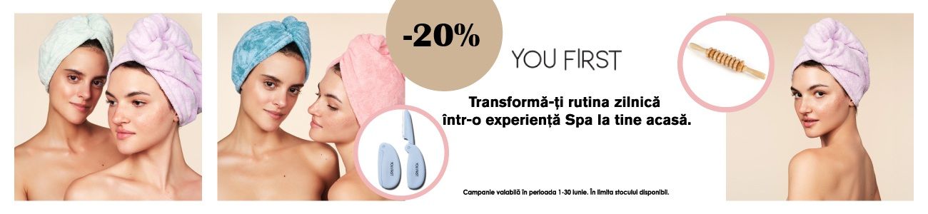 You First 20% Reducere Iunie