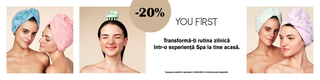 You First 20% Reducere Septembrie