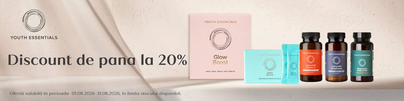 Youth Essentials Pana la 20% Reducere August