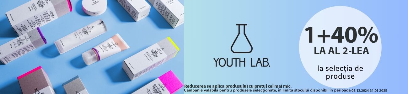 Youth Lab 1+40% Reducere Decembrie - Ianuarie 