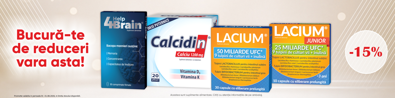 Zdrovit 15% Reducere August 