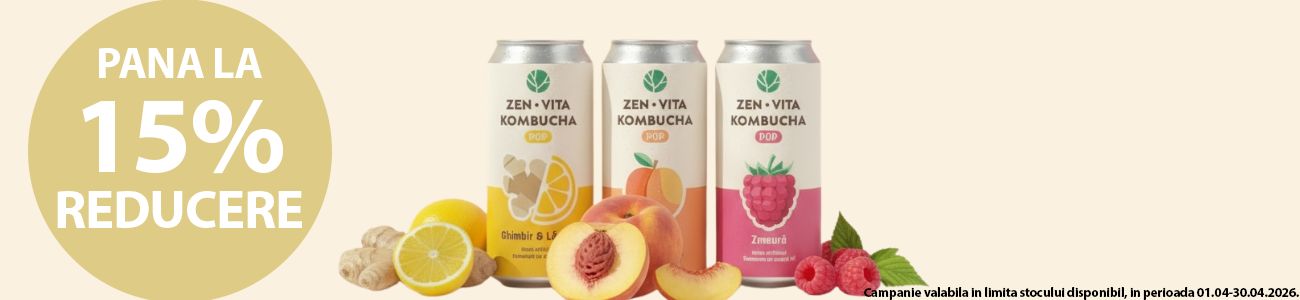 Zenvita Pana la 15% Reducere Aprilie