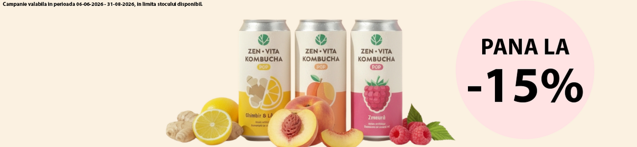 Zenvita Pana la 15% Reducere Iunie-August