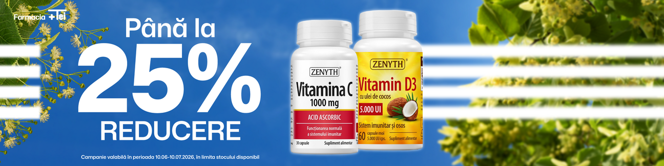 Zenyth Pana La 25% Reducere Iunie-Iulie