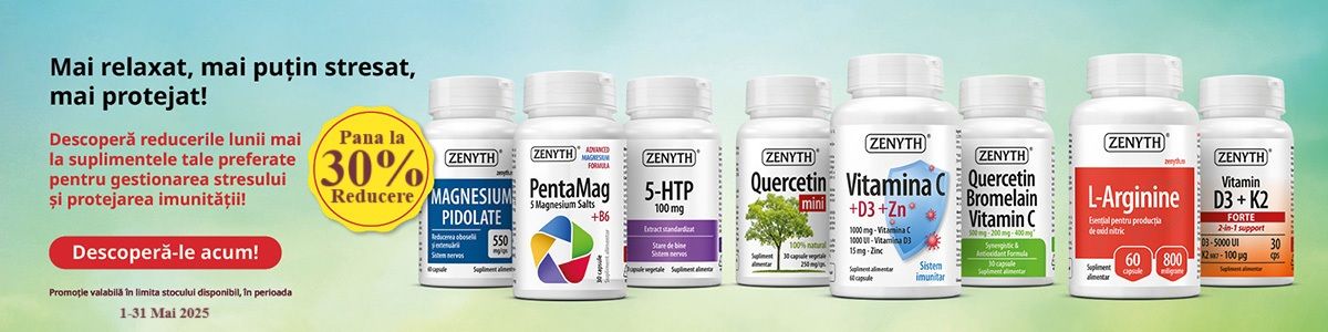 Zenyth Pana la 30% Reducere Mai