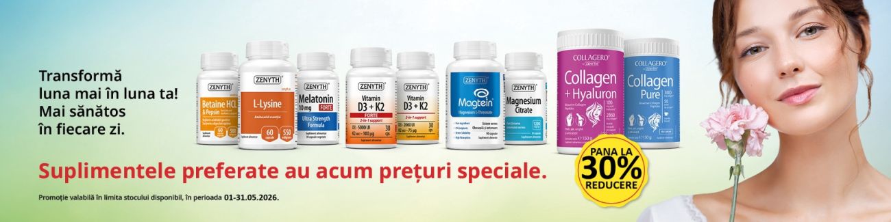 Zenyth Pana la 30% Reducere Mai