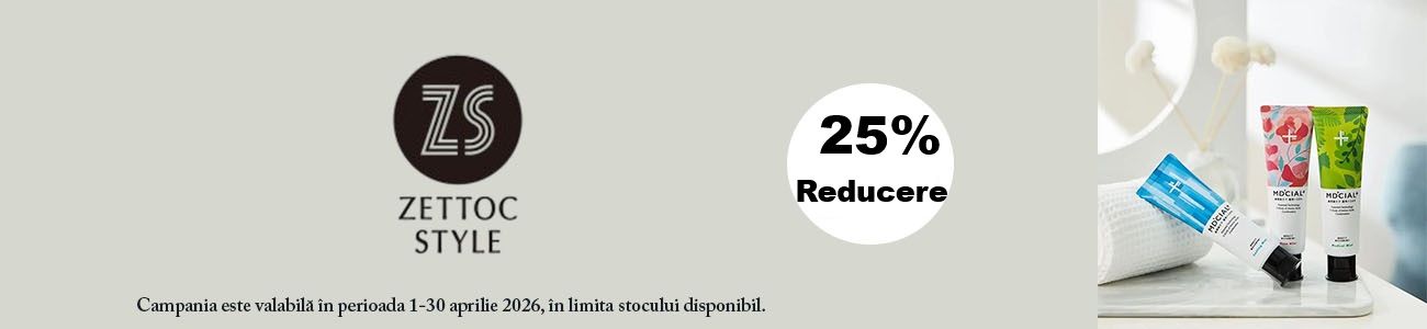 ZETTOC 25% Reducere Aprilie