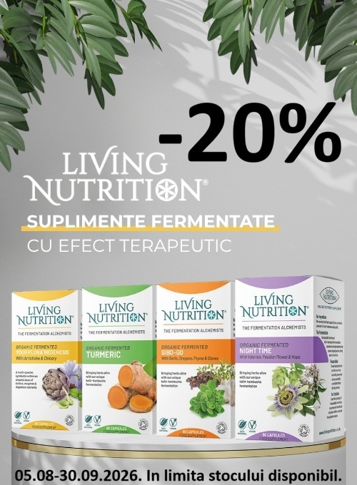 Living Nutrition 20% Reducere August-Septembrie