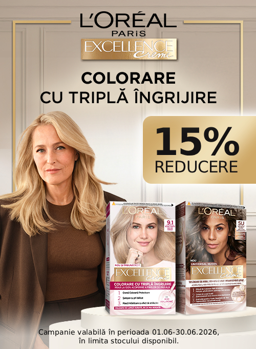 Loreal Excellence 15% Reducere Iunie