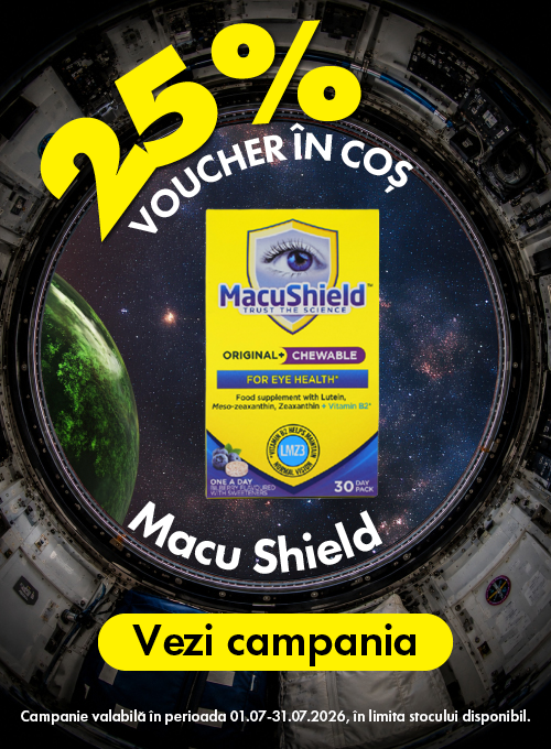 Macu Shield 25% Voucher in cos Zorii Reducerilor