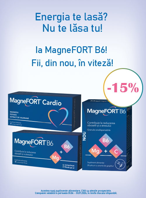 Magnefort 15% Reducere Iunie-Iulie