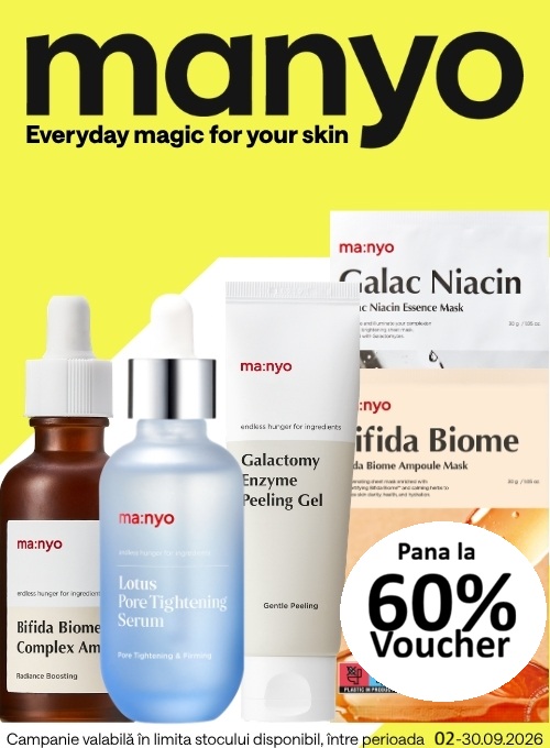 Manyo Pana la 60% Voucher aplicat in cos Sepptembrie