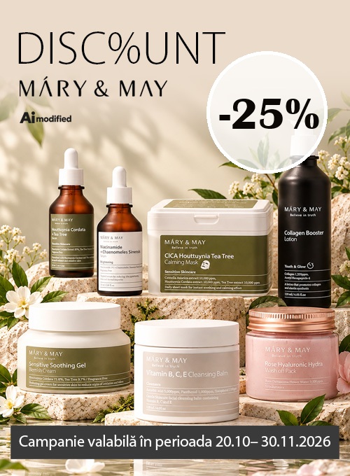 Mary And May 25% Reducere Octombrie-Noiembrie