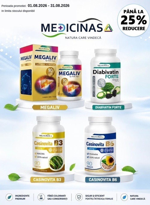 Medicinas Pana la 25% Reducere August