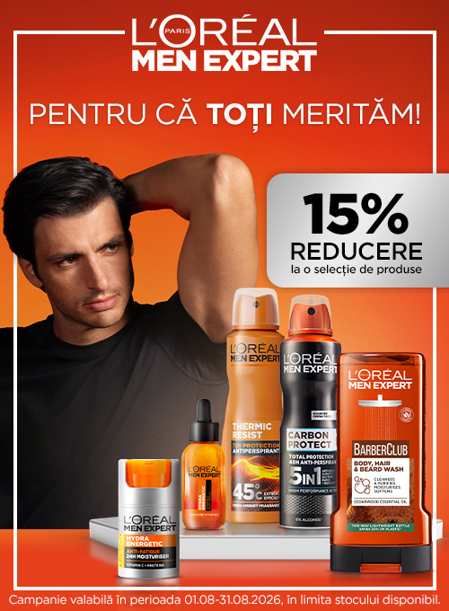 Men Expert 15% Reducere August